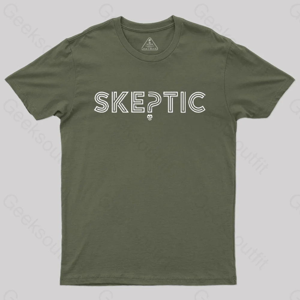 Skeptic Cool Graphic T-Shirt