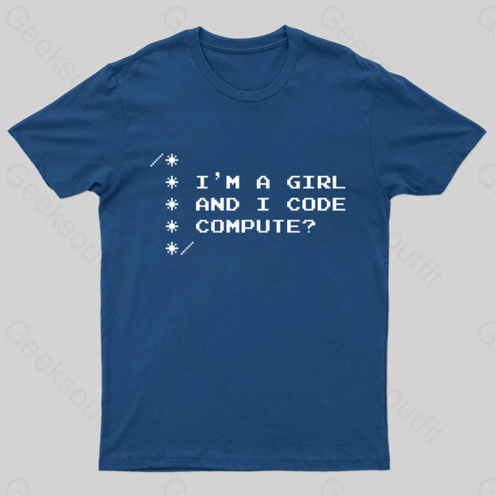 Women Programmer Geek T-Shirt