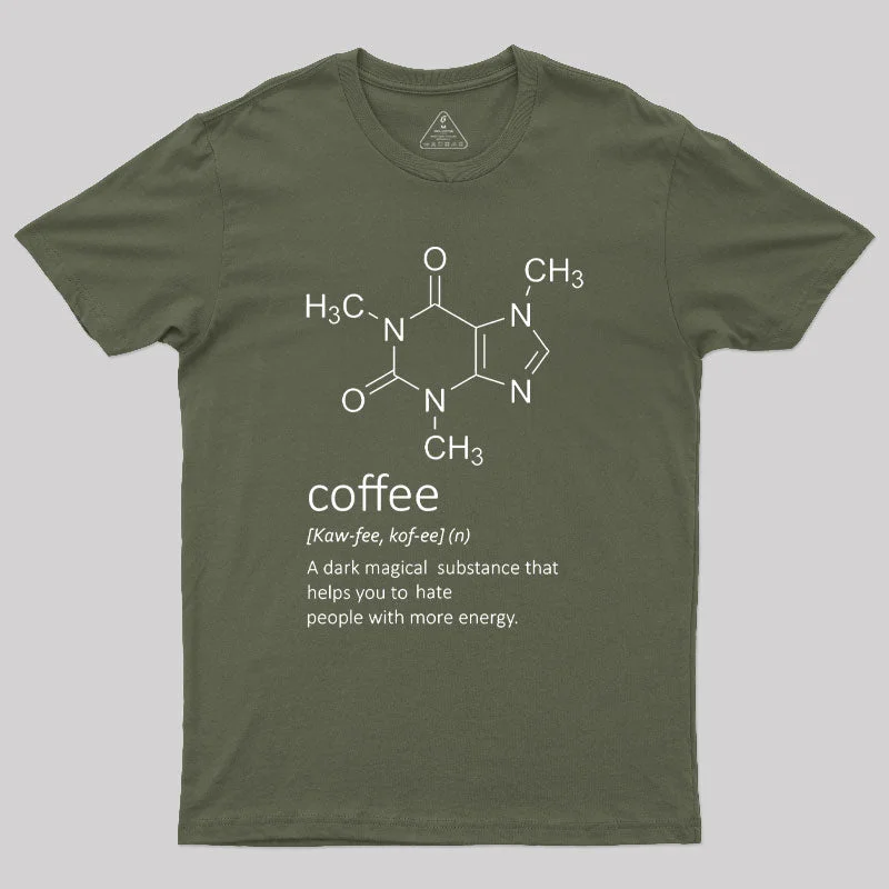 Caffeine Funny Geek T-Shirt