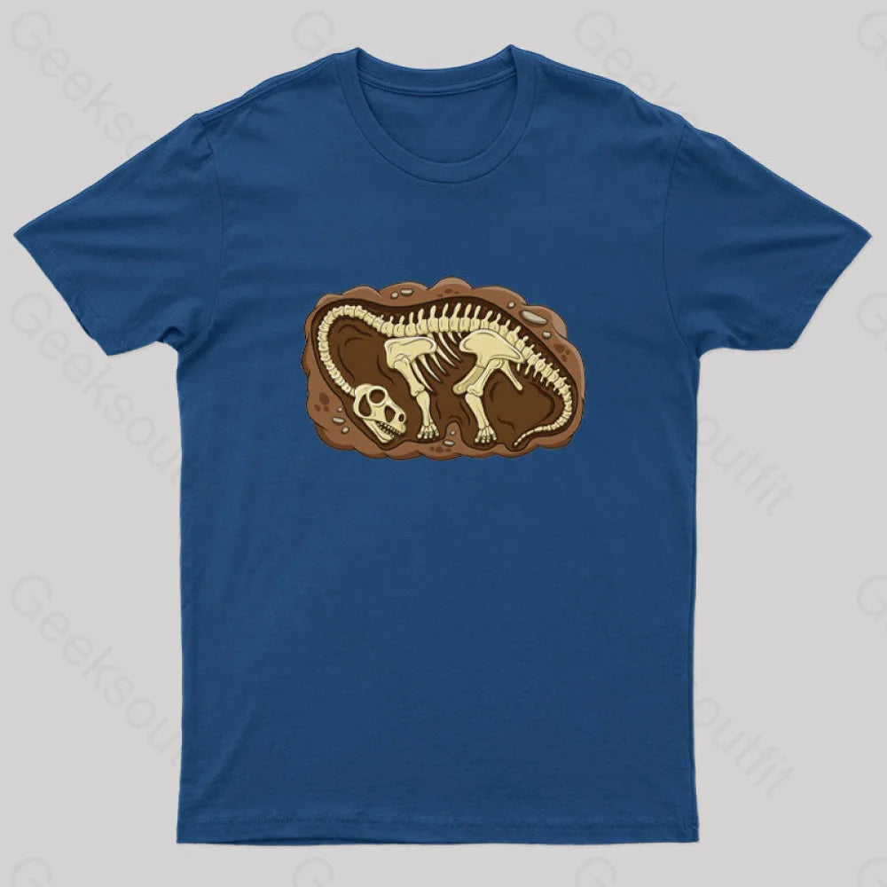 Biology Dinosaur Fossils Geek T-Shirt