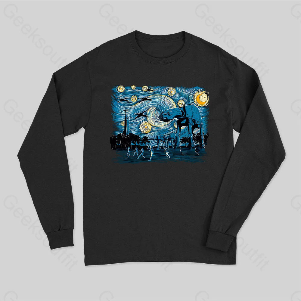 Starry Scarif Long Sleeve T-Shirt