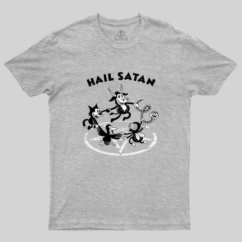 Hail Satan Geek T-Shirt