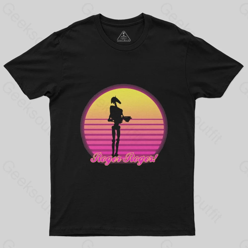 Retro Roger Battle Droid T-Shirt