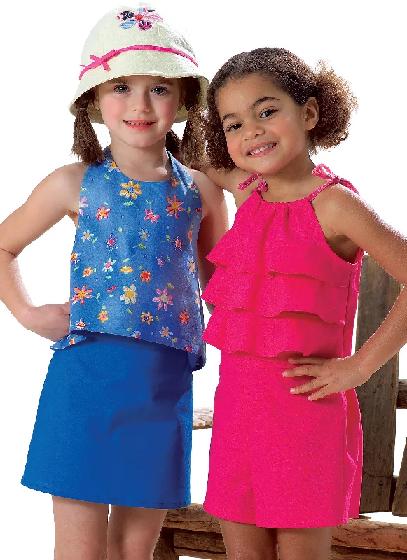 Butterick Girls Top, Skort and Shorts B4503