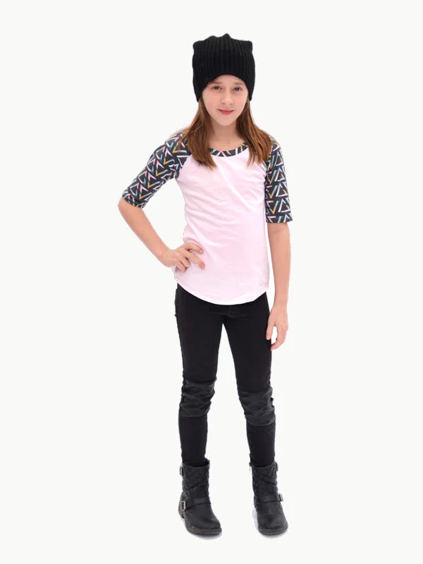 Hey June Handmade Child Camden Raglan Top