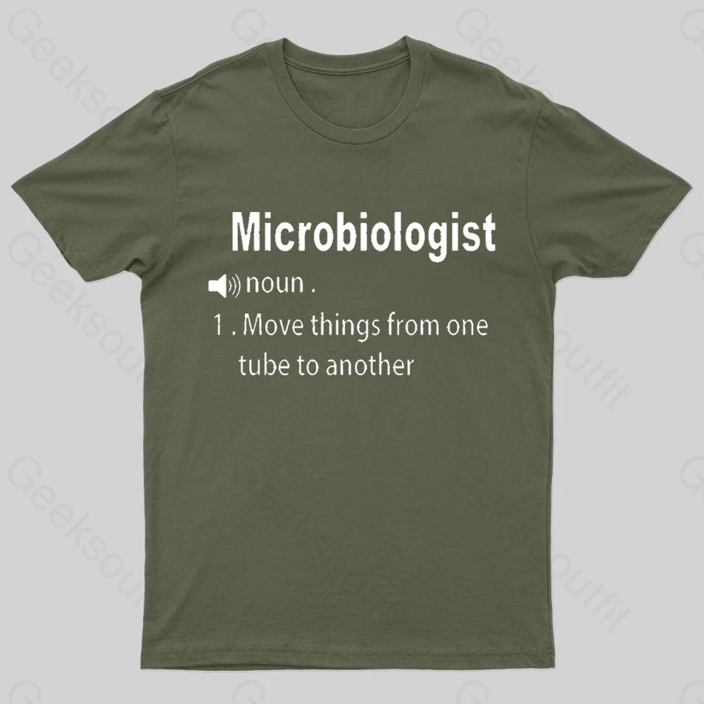 Microbiologist Definition Geek T-Shirt