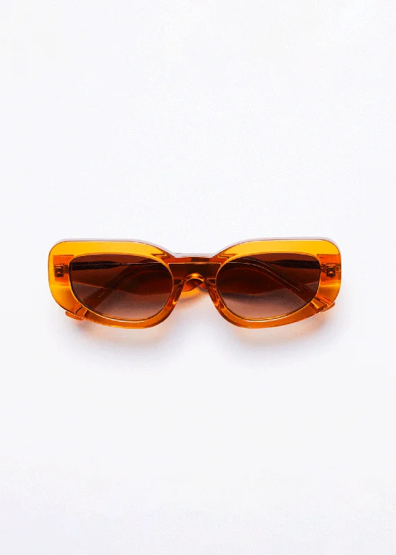 AFENDS Unisex Super Haze - Sunglasses - Clear Orange