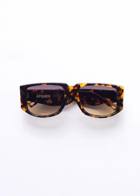 AFENDS Unisex Sherbert - Sunglasses - Brown Shell