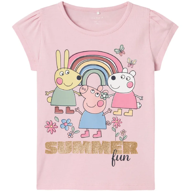 Name It Parfait Pink Arbina Gurli Gris T-Shirt