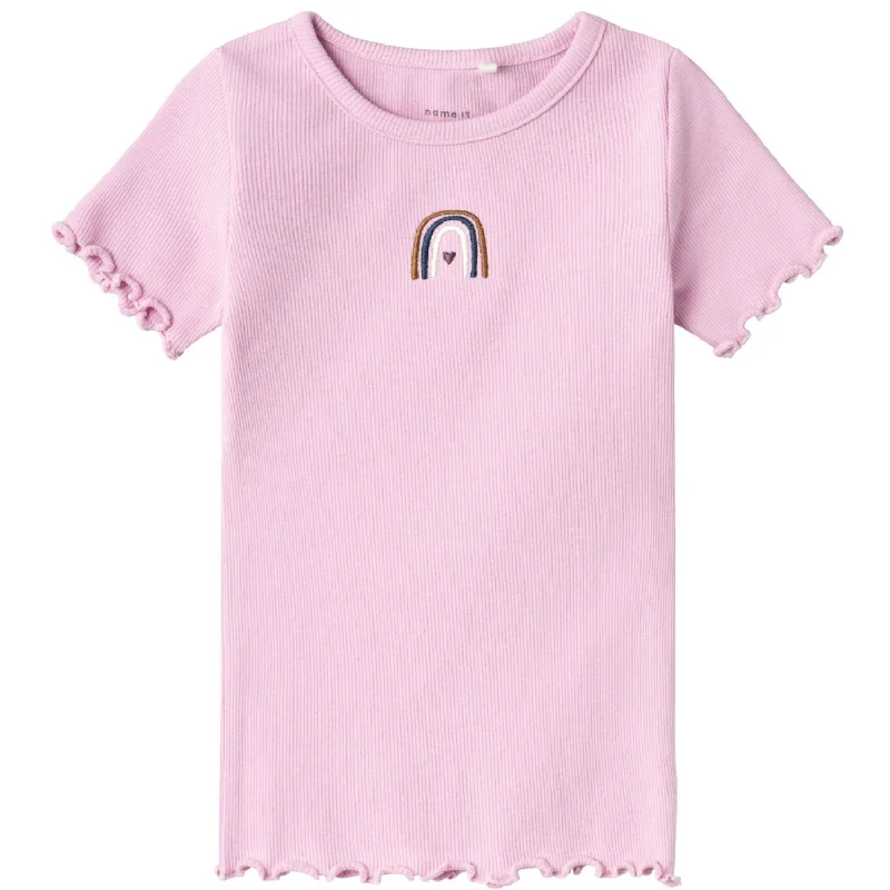 Name It Pastel Lavender Katte T-Shirt