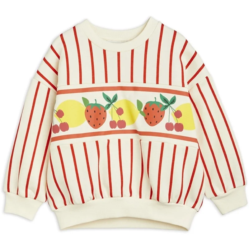 Mini Rodini Fruits Border Stripe Sweatshirt Multi