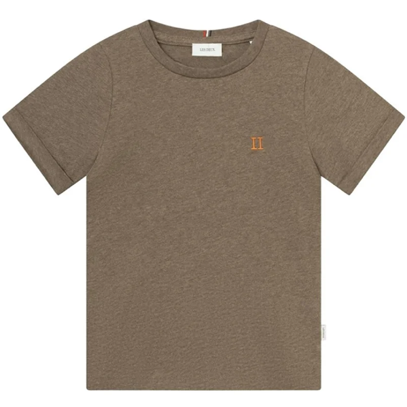 Les Deux Kids Walnut Melange/Orange Nørregaard T-Shirt