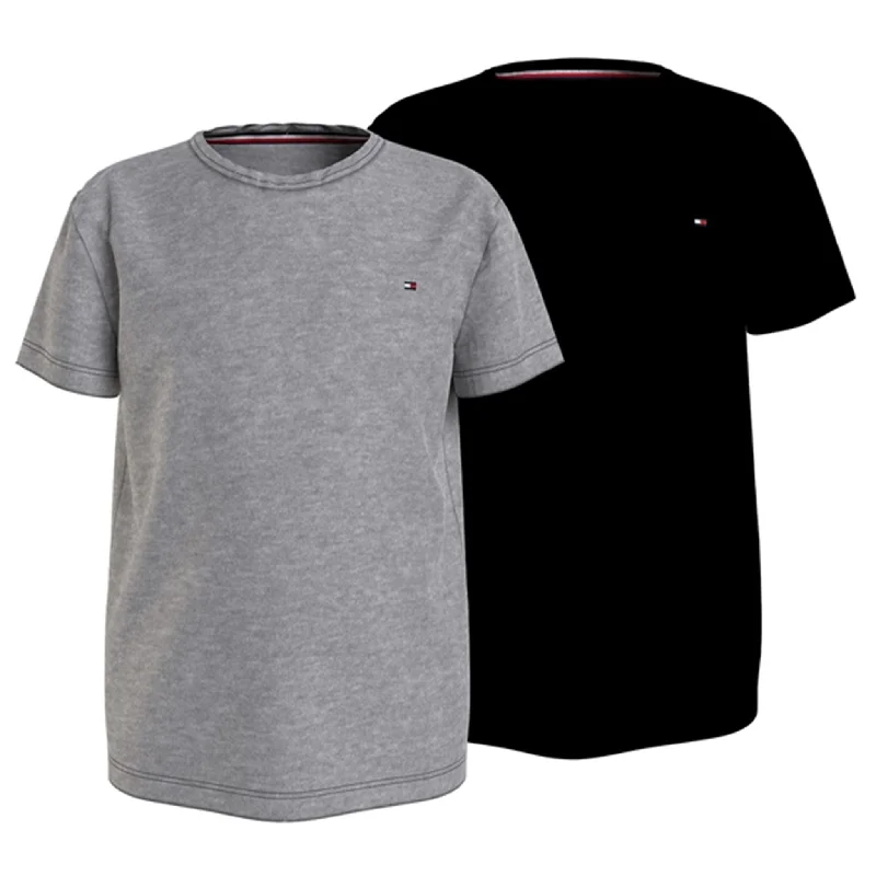 Tommy Hilfiger T-shirts 2-pak Medium Grey/Black