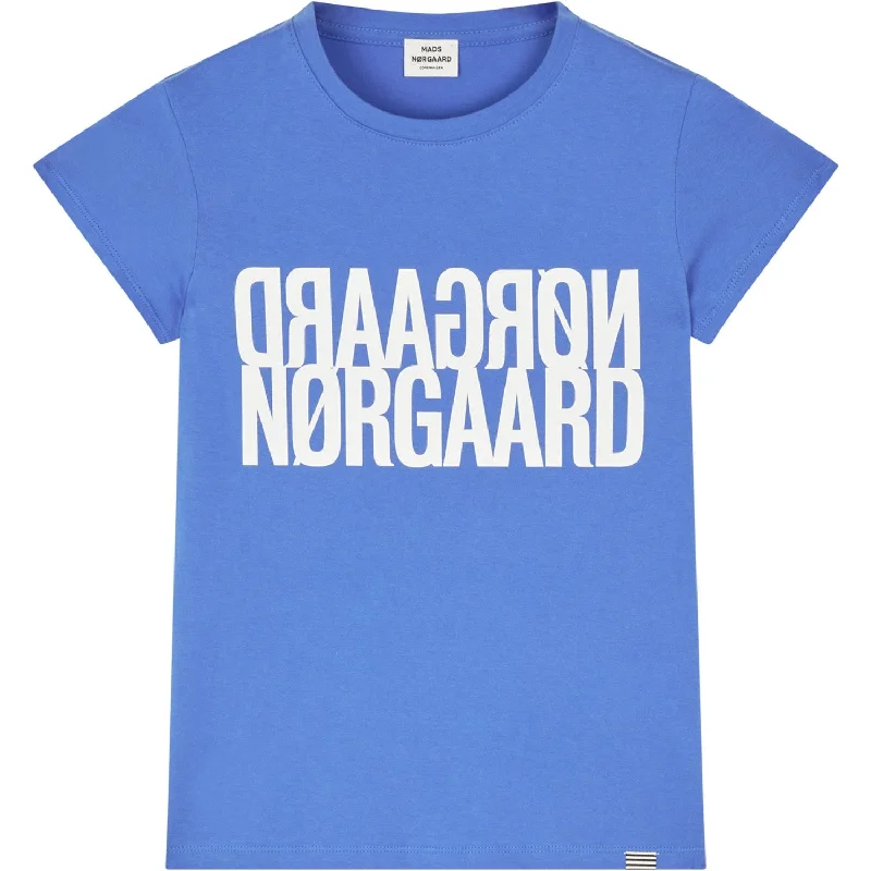 Mads Nørgaard Amparo Blue Single Organic Tuvina T-shirt