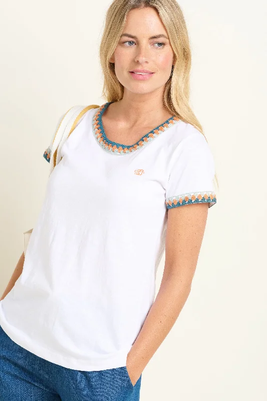 Reya Crochet Trim Tshirt