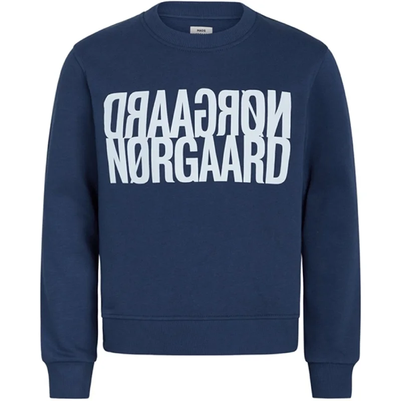 Mads Nørgaard Organic Sweat Talinka Sweatshirt Estate Blue