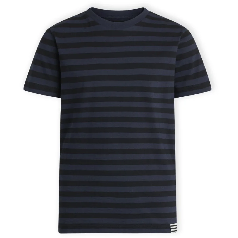 Mads Nørgaard Navy/Black Organic Midi Thorlino T-shirt