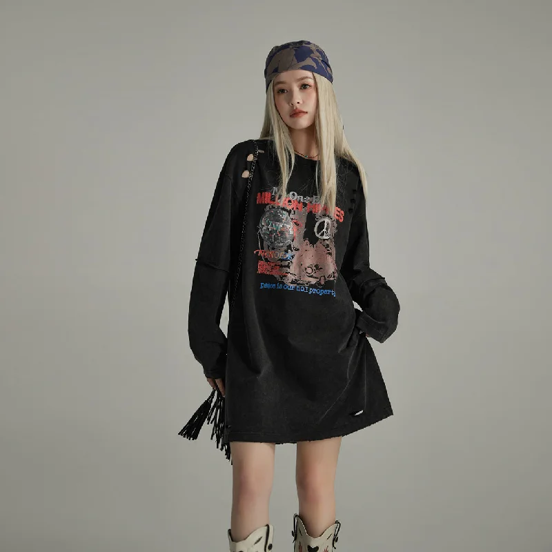 Million Hippies Sweatshirt Dress