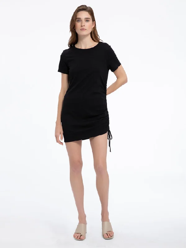 Drawstring T-Shirt Dress