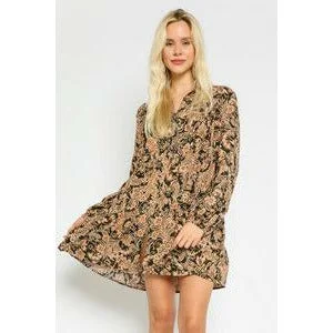 Floral Long Sleeve Dress