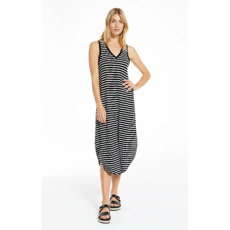 Reverie Inverted Stripe Dress